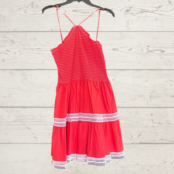 Coral Halter Dress - Picture 1 of 3